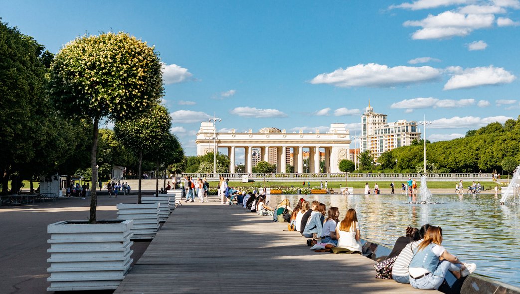 Город москва парк горького
